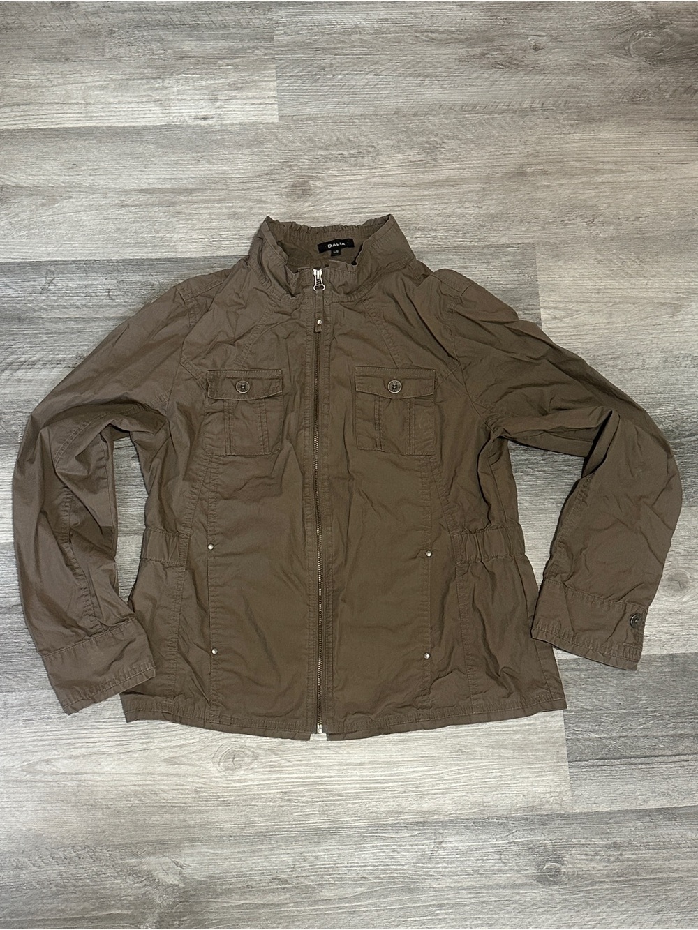 Dalia Brown Utility Jacket Women’s Large Y2K